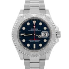 2021 PAPERS Rolex Yacht-Master 40mm Blue Platinum Steel Watch 126622 Watch BOX