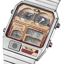 CITIZEN Ana-Digi Temp JG2149-63W 140th Anniversary Watch Ueno Station Hitachi