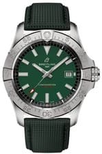 2026 Breitling Avenger 42mm Green Dial Leather Strap Men's Watch A17328101L1X1