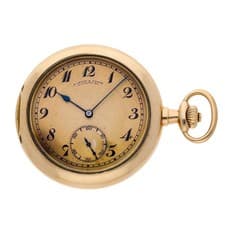 A. Lange & Sohne 14K Rose Gold Manual Wind 53mm Pocket Watch