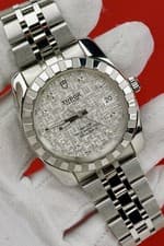 2021 TUDOR  Classic 38mm #M21010-0012 Diamond Linen Dial! Box & Papers