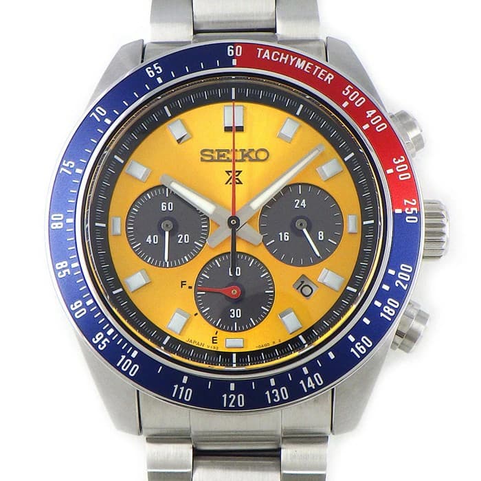 Seiko Prospex Speedtimer SBDL117/V192-0AH0 Yellow Sunray Dial Solar