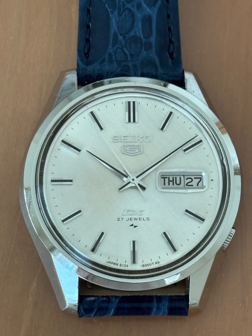 Seiko 5 DX 27 Jewel Automatic Watch 1968 5139-8000 Used From Japan