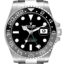 Rolex GMT Master II Black Gray Bruce Wayne Bezel Mens Watch 126710 Unworn