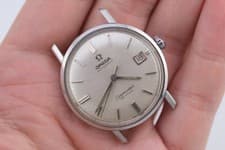 OMEGA Seamaster De Ville 34mm Silver Dial Watch For Parts Top loader