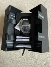 Casio G-SHOCK× BAMFORD GM-5600BWD-1JR Limited Model Black Blue Metal Bezel