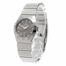 Omega 123 10 27 60 56 001 Constellation 12P Diamond Quartz Ladies Watch _950683