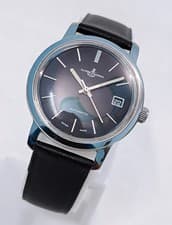 Swiss Made Vintage Ulysse Nardin Automatic 21-Jewels SS Date Men's Wristwatch