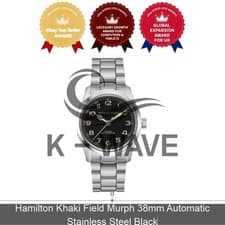 Hamilton Khaki Field Murph 38mm Automatic Stainless Steel Black