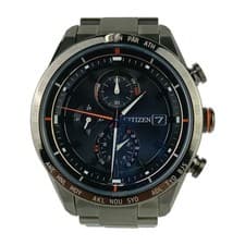 Citizen Atessa Eco-Drive Solar Watch AT8185-62E Black Menâs