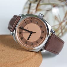 Fears Brunswick 40 Copper Salmon | Box & Papers | Automatic