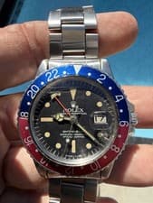 Rolex GMT-Master 1675 Pepsi Bezel Transitional Matt MK1 Dial  Vintage 1966