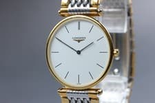[Near MINT] Longines Grand Classic L4.658.2 31mm White Dial Quartz Men's Watch