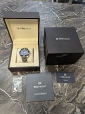 Tag Heuer Aquaracer CAY211A Black Stainless Automatic 43mm Watch Calibre 16