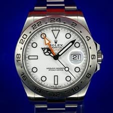 2024 Rolex Explorer II GMT 226570 Oyster Bracelet 42mm “Polar” White Dial
