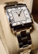Hamilton Jazzmaster Square Diamond Watch 1.14in Case 6.30in Wrist