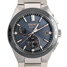 【Boxed Pepper】SEIKO ASTRON NEXTER SBXY053 Navy Men's Titanium Watch From JAPAN