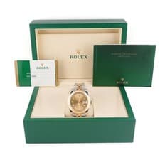 Rolex 126333 Datejust 41 mm Champagne Dial Jubilee Bracelet Box and Papers 2017