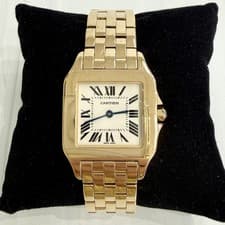 Cartier Santos Demoiselle 18k Gold Watch