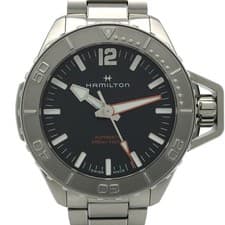 HAMILTON H77815130 Khaki Navy OPENWATER AUTO 46mm Automatic Men's Stainless Stee