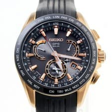 Seiko Astron SBXB055 8X53-0AC0-2 Black Quartz GPS Solar Watch GZl1h7gs