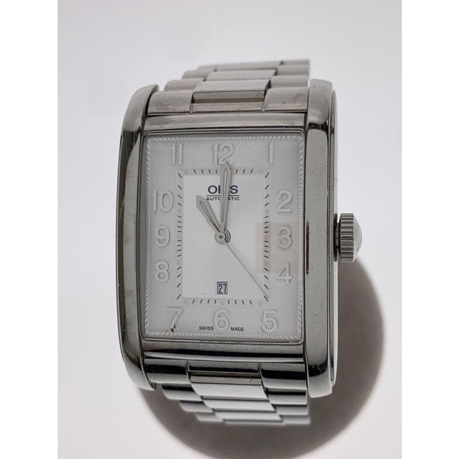 ORIS Automatic Watch Silver Dial Stainless Steel Case Bracelet +23s