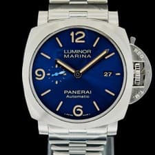 Panerai PAM 1058 Luminor Marina Blue Dial - PAM01058 Box & Papers Under Warranty