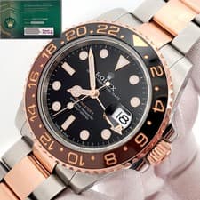 2024 Rolex Rootbeer GMT-Master II Rose Gold/Steel 40mm Watch 126711CHNR Papers