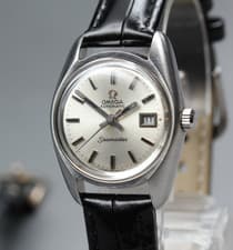 1972 Near MINT OMEGA Seamaster 25mm 566.026 Automatic Silver Women's Vintage