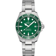 Certina DS Action Diver 38mm Powermatic 80 Green Dial Men's Watch C0488071109100