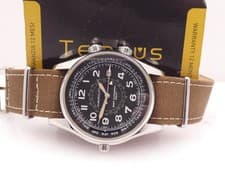 HAMILTON KHAKI NAVY GMT WORLD TIMER WITH BOX AUTOMATIC STEEL H624650 WATCH