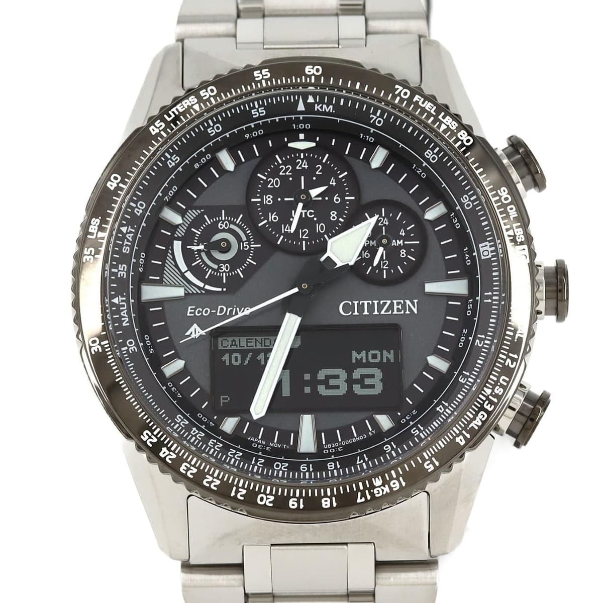 Citizen Promaster U830-00CG903/JV2006-55H SS Solar Quartz