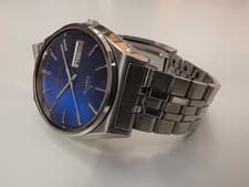 Rare 1976 Seiko SQ 3003 4823-8029 Blue Dial - Original Bracelet - Running