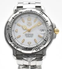 [EXC+5] TAG Heuer 6000 WH5151 Automatic Chronometer Men's Watch From JAPAN