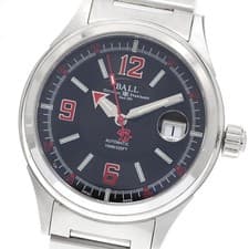 BALLWATCH NM2088C-S2J-BKRD Stokeman Racer Date Men's Watch From Japan G0425