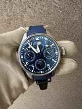 IWC Pilot's Watches Perpetual Calendar Blue Men's Watch - IW503605