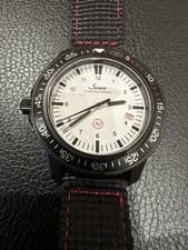 Sinn EZM 3 SW Divers Limited Edition W/ Bracelet and Textile Strap.