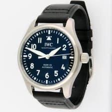 IWC Pilot's Watch Mark XX Classic Black Mens Bracelet IW328201 40mm B&P Current