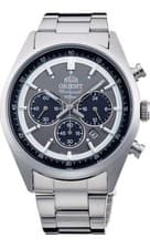 Orient ORIENT Solar Watch Men s Silver Chronograph