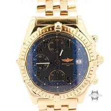 Breitling Chronomat 40 Yellow Gold / Black / Arabic / Bracelet Ref. K13050.1 - T