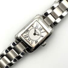 Frederique Constant FC200 Carree Rectangular Quartz Ladies Watch Silver