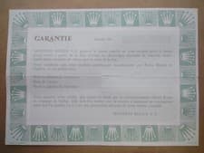 ROLEX  DAYTONA 6263 6265 SUBMARINER 5513 BLANK WARRANTY GARANTIE PAPER UNUSED