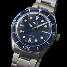 Christopher Ward C65 Aquitaine 41 mm Blue Dial Box & Papers