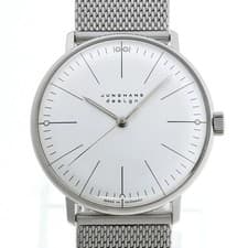 JUNGHANS Max Bill Hand-Wind 027/3004.44 Silver Hand-Wind from Japan #036