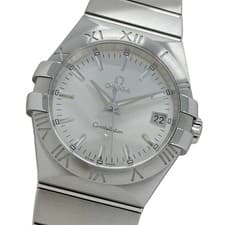 Omega Constellation 123 10 35 60 02 001 Watch Brand Date Quartz QZ Stainless