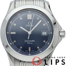 Omega Seamaster 120M Quartz 36mm 2511.80 SS Men s Watch Blue Finished Excellent