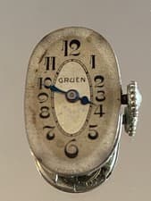 VINTAGE GRUEN GUILD LADIES ART DECO 1920S 14K Gold 15 Jewels WRISTWATCH 9632