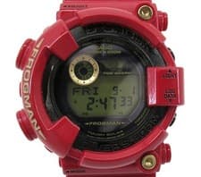 Casio G-Shock Frogman GF-8230A-4JR Solar Tide Graph Diver Red Men's Watch Used