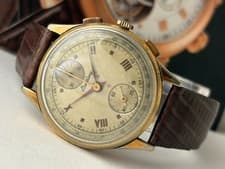 Vintage Breitling 1940's Chronograph Manual Wind Men's Watch 36mm Ref. 123