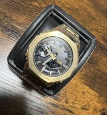 Casio G SHOCK GM B2100GD 9AJF Watch Timepiece Gold Tone Authentic Excellent